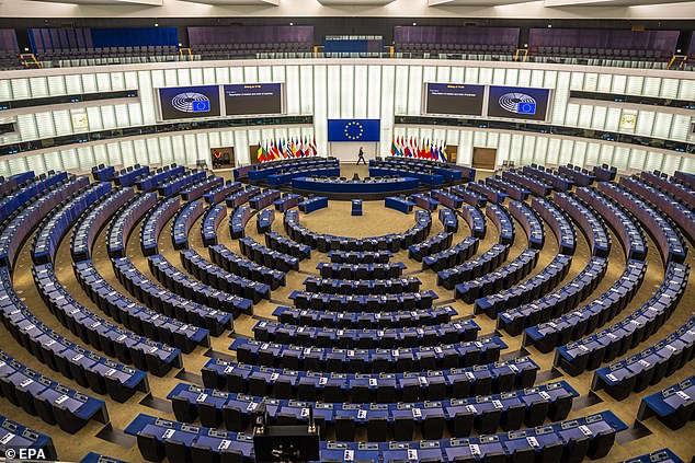 The European Parliament ahead of a plenary session at the European Parliament in Strasbourg, France, 07 October 2024