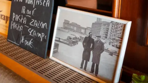 Getty Images A general view at 'Taverne Floride' on Albert I Promenade on September 16, 2023 in Oostende, Belgium. Singer Marvin Gaye used to go to the Bar during his stay in Ostend in 1981