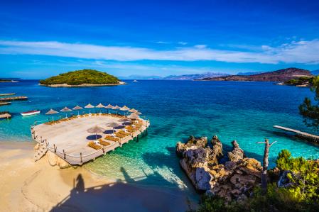 Playa de Ksamil, Albania