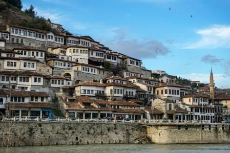 La ciudad de Berat está reconocida por la Unesco patrimonio de la humanidad