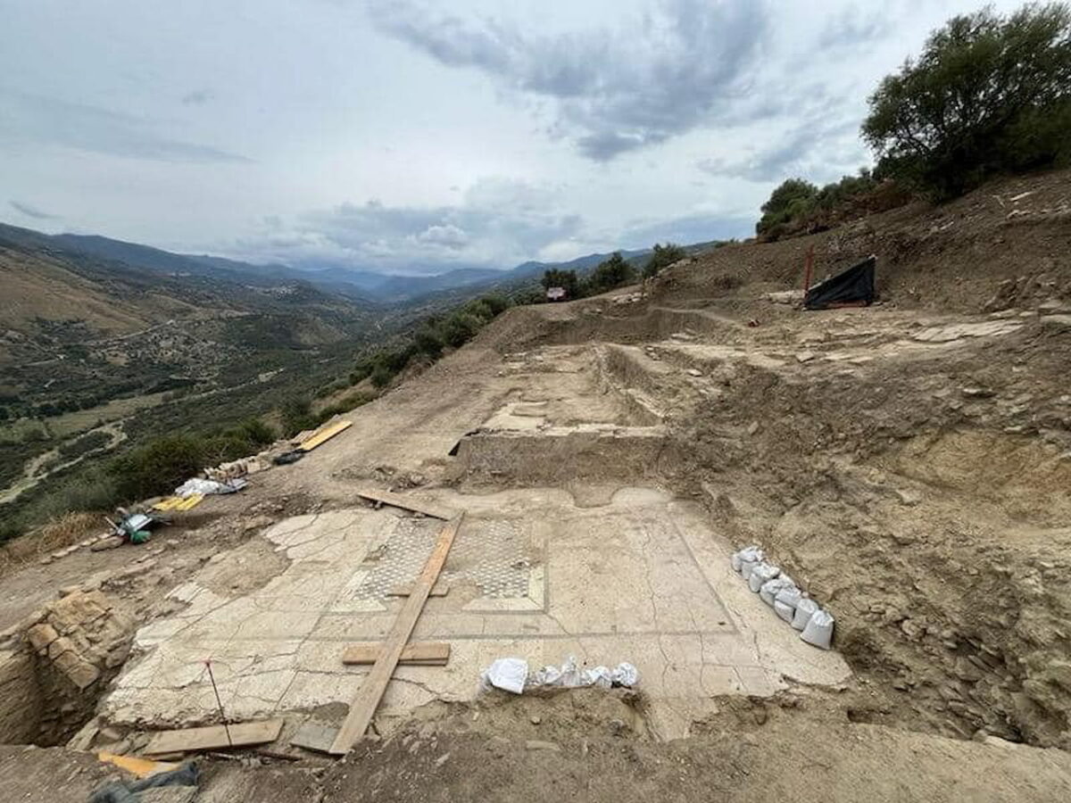 A Huge Complex of Roman Baths with Mosaics Discovered in the Ancient City of Halaesa Archonidea in Sicily