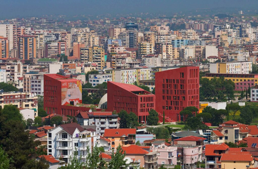 Oppenheim Architecture completes campus for College of Europe in Tirana