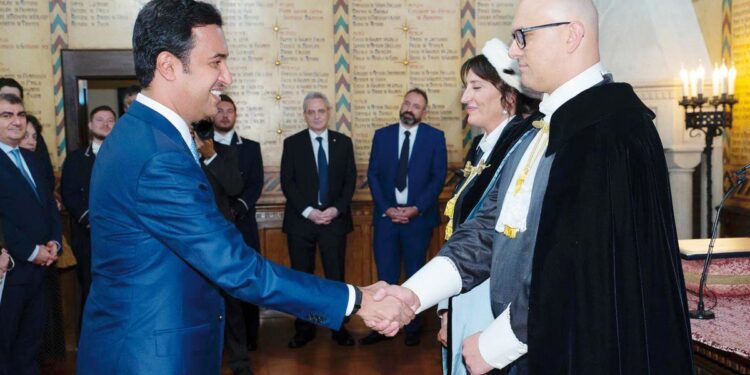 Qatar's Ambassador Attends Inauguration Ceremony Of San Marino Captains Regent