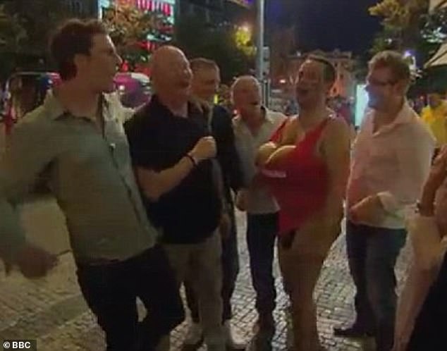 The proposed ban is part of a fresh bid to clamp down on over-tourism and clean up the city's image (pictured: a group of British holidaymakers on a stag do in Prague)