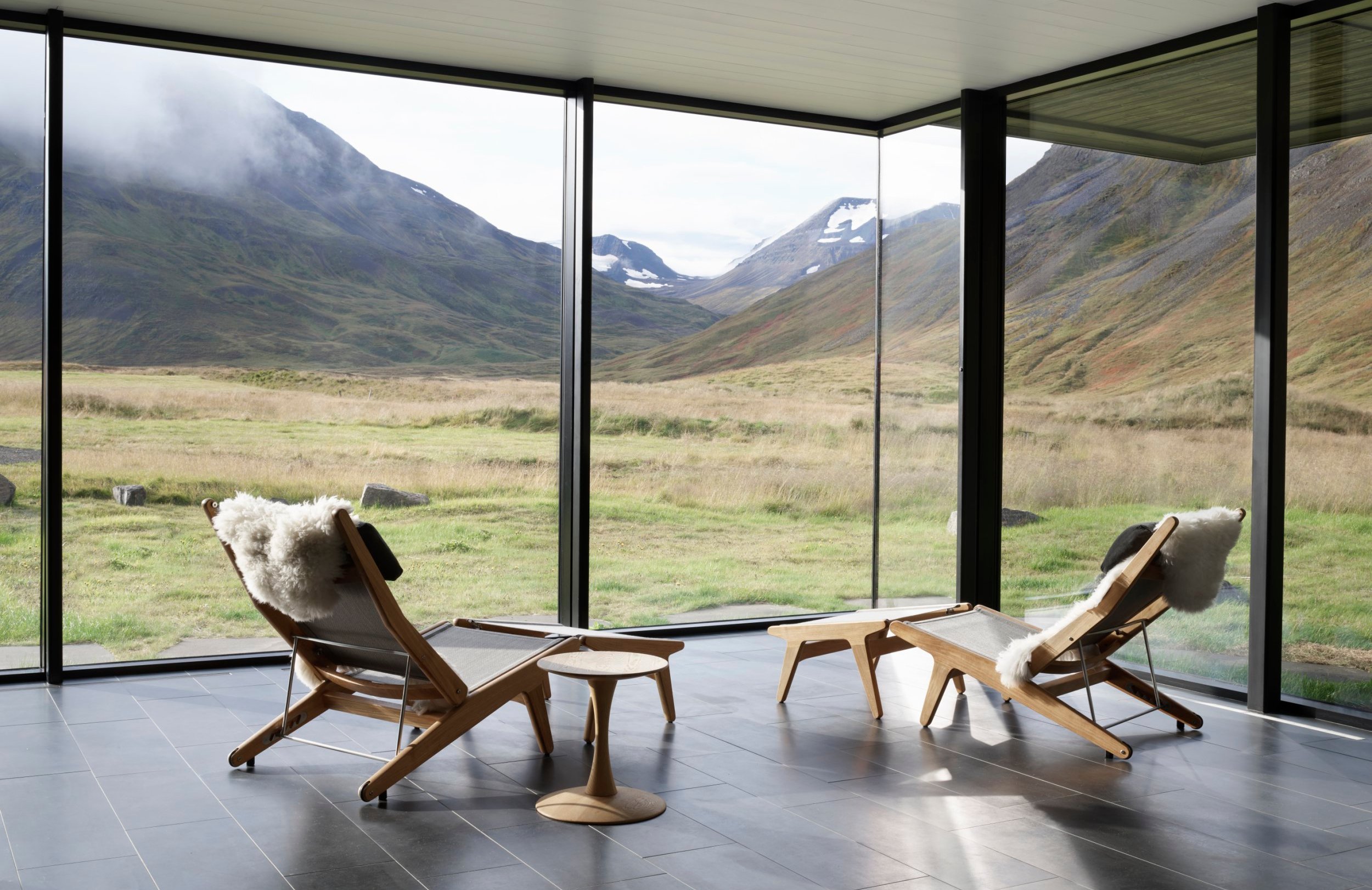 Luxurious Deplar Farm riffs on traditional Icelandic turf houses