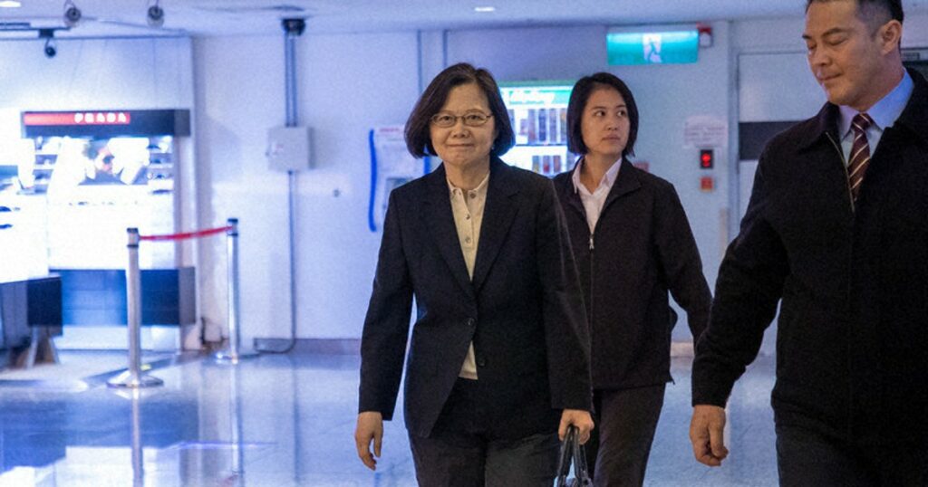 Ex-Taiwan leader Tsai heads to Czech Republic, other European nations