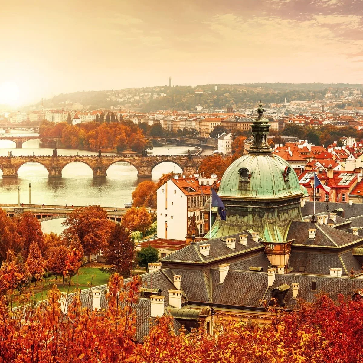 Prague in the Fall, Czechia, Central Europe