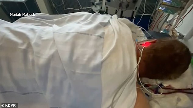 He is currently breathing with help of a ventilator and not completely conscious, with his family collecting funds to move him back to the US