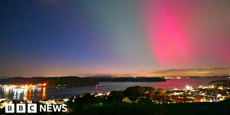 Northern Lights dazzle over Northern Ireland skies
