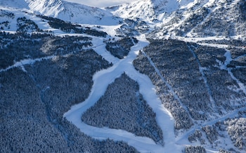 The Áliga piste in Soldeu 