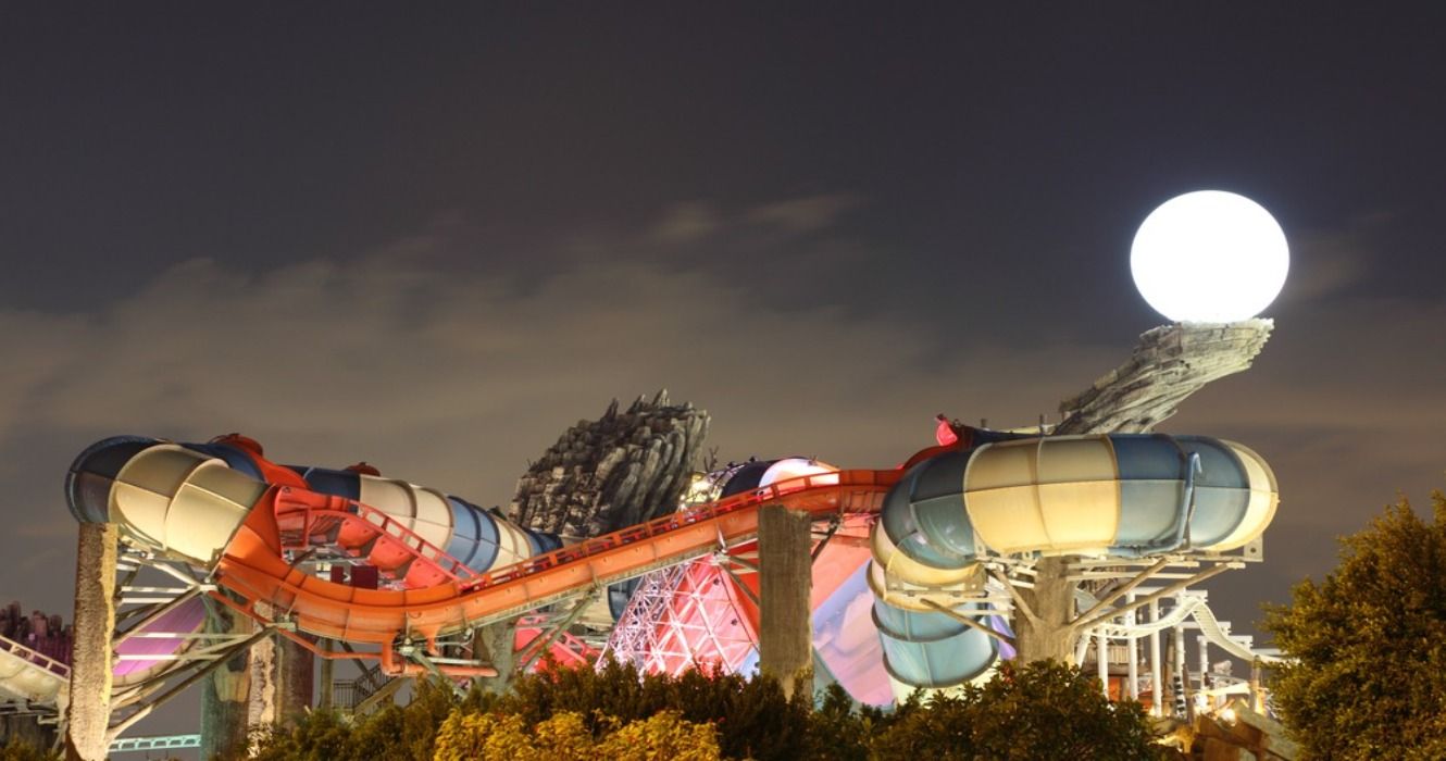 Yas Waterworld amusement park in Abu Dhabi, United Arab Emirates