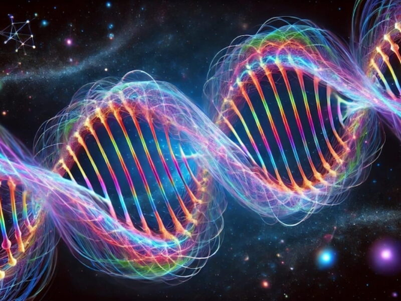 DNA-like geometric structure discovered in space-time