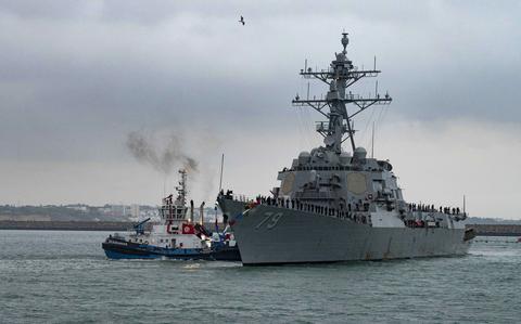 USS Oscar Austin arrives at new homeport in Spain, boosting missile defense in Europe