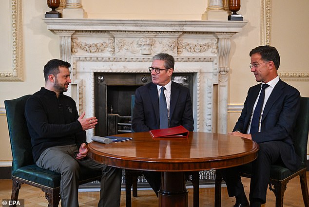 New NATO secretary-general Mark Rutte joined the premiers for discussions, with Sir Keir underlining the UK's commitment to Kyiv