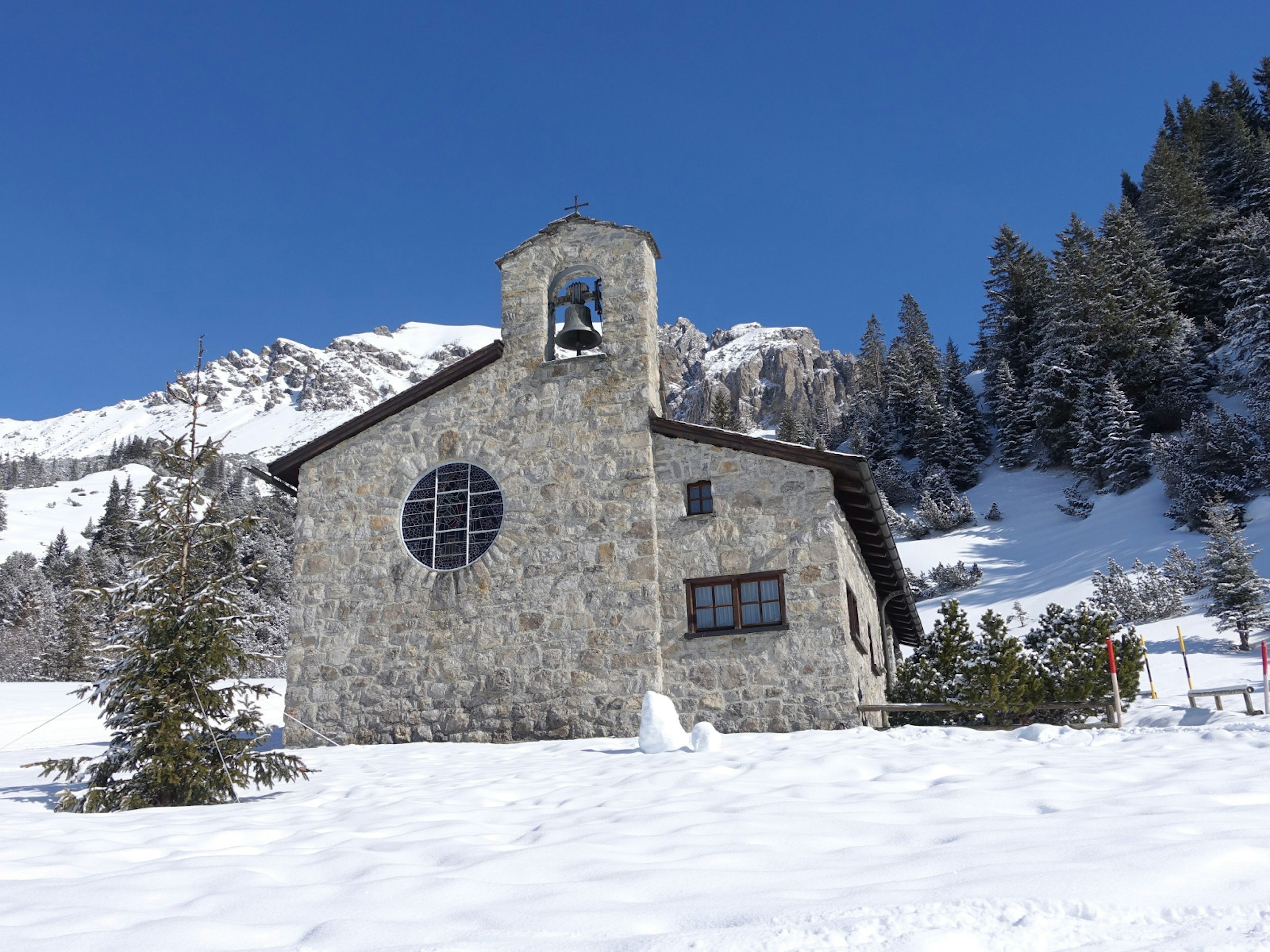 The village of Malbun is Liechtenstein's go-to skiing and snowboarding resort