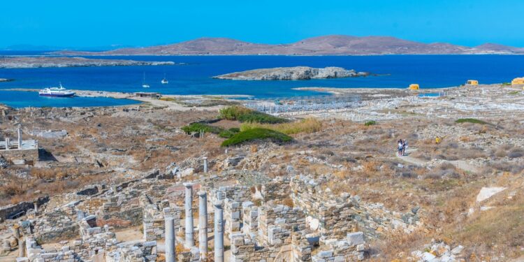 Rising Sea Levels Threaten the Existence of the Island of Delos in Greece