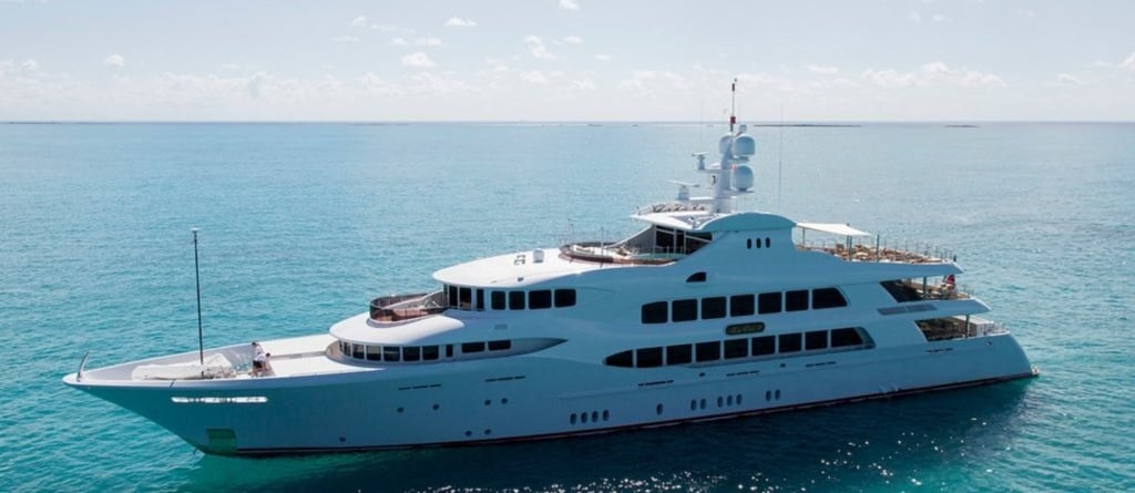 The Mia Elise II superyacht comes with a gym, lift and more. Photo: Superyacht Fan