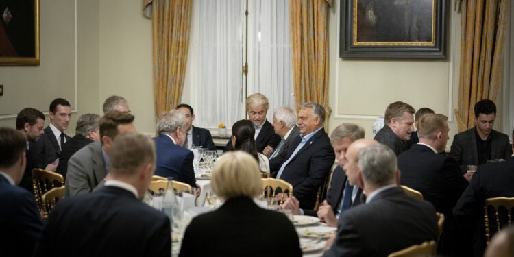 Viktor Orbán Joins Working Dinner for PfE Leaders before EU Summit