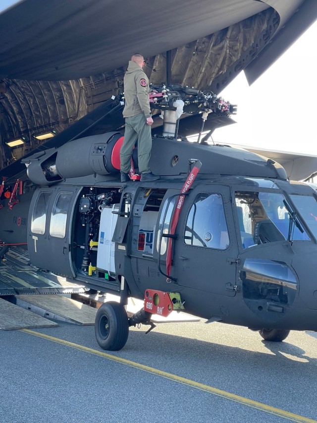 Albania receives two UH-60A Black Hawks
