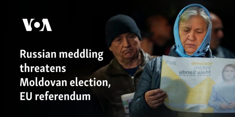 Russian meddling threatens Moldovan election, EU referendum 