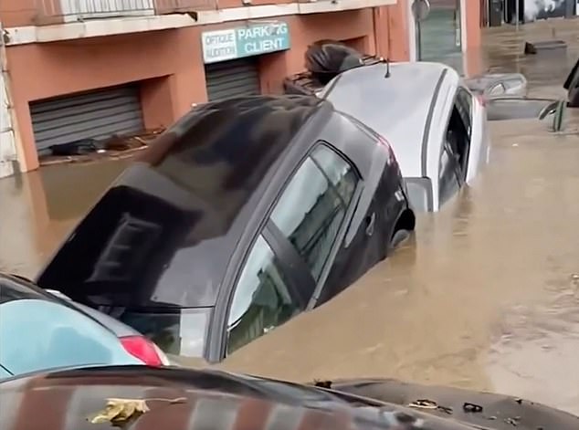 The floods come a week after remnants of Hurricane Kirk churned across western Europe