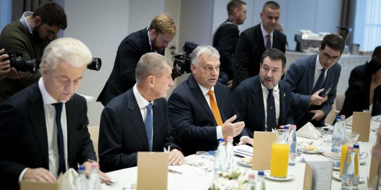 PHOTOS show PM Orbán was key figure in first, ‘historic’ meeting of Patriots for Europe, demanded peace talks