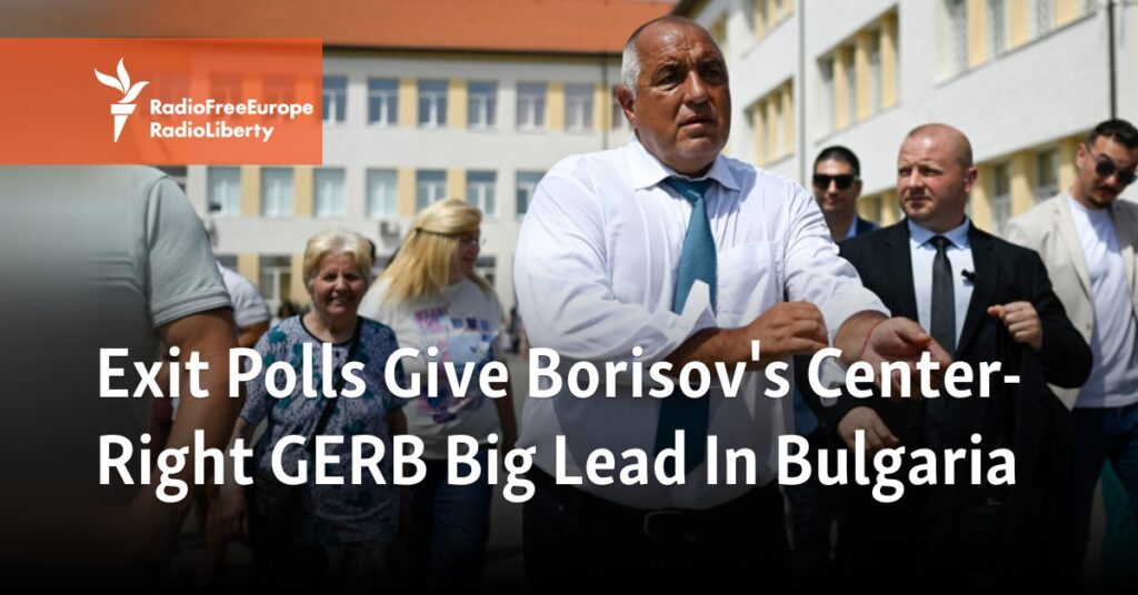 Exit Polls Give Borisov’s Center-Right GERB Big Lead In Bulgaria