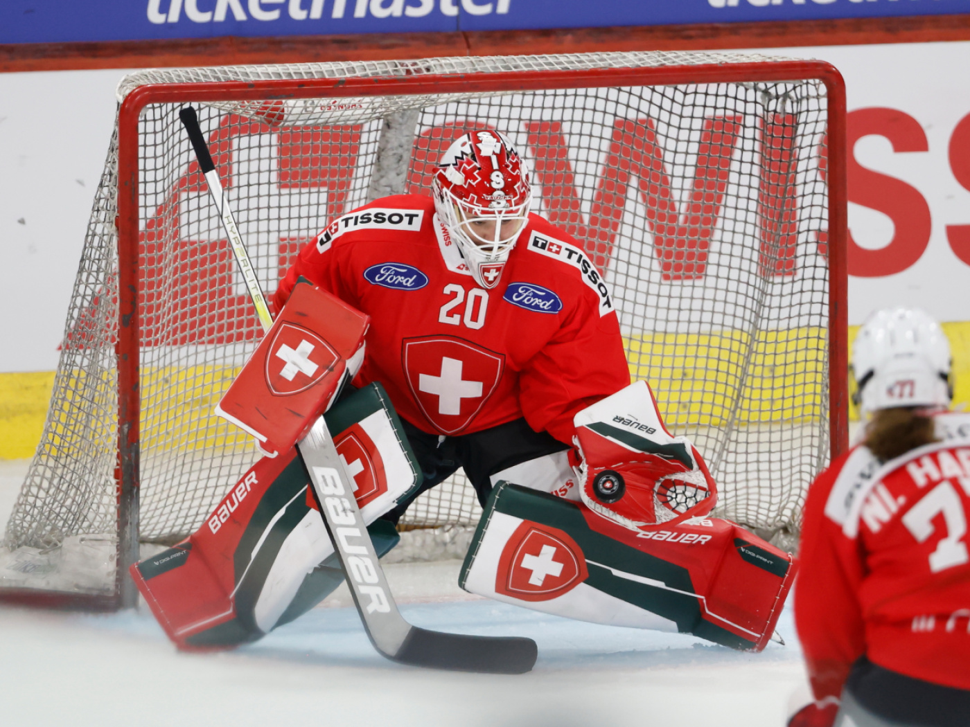 Swiss ice hockey natives have to take to the ice without the Swiss cross