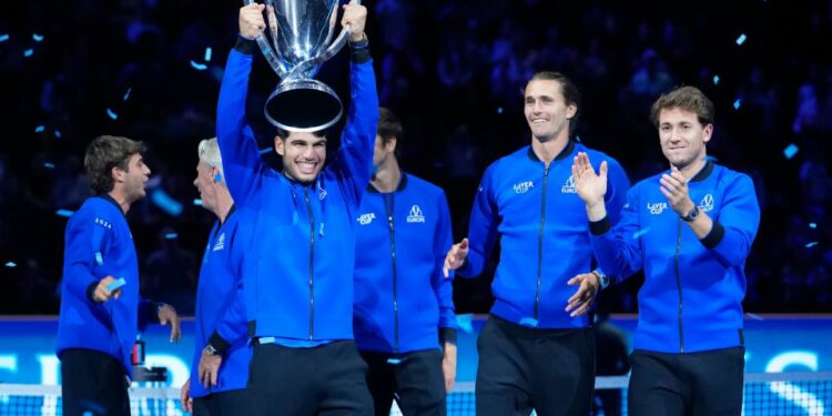 Carlos Alcaraz leads Team Europe to comeback victory over Team World in the Laver Cup