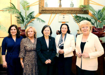 Taiwan stands with Europe, Tsai says