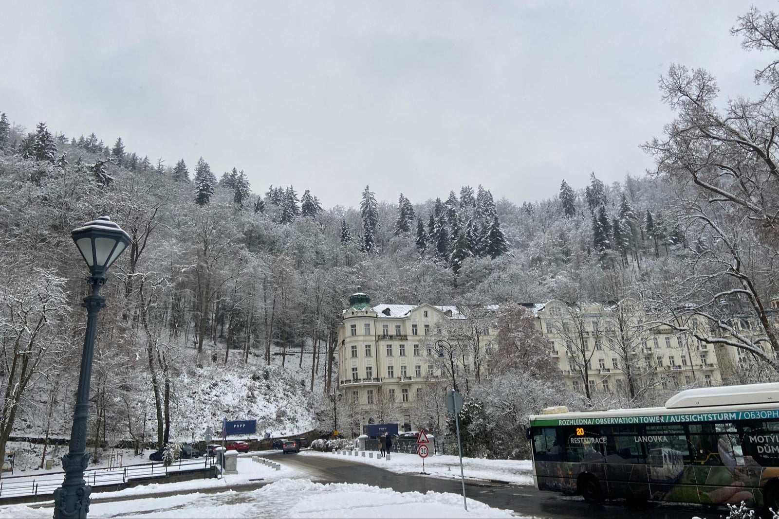 Karlovy Vary lies in the Slavkov Forest