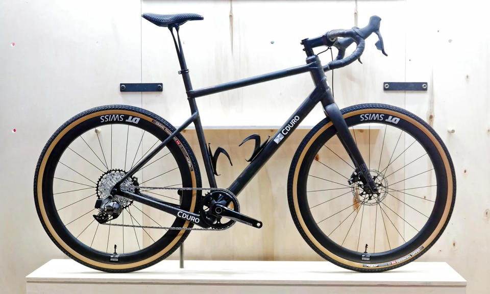CDuro Gravel bike prototype, robot-wound carbon fiber bike Czech-made, complete