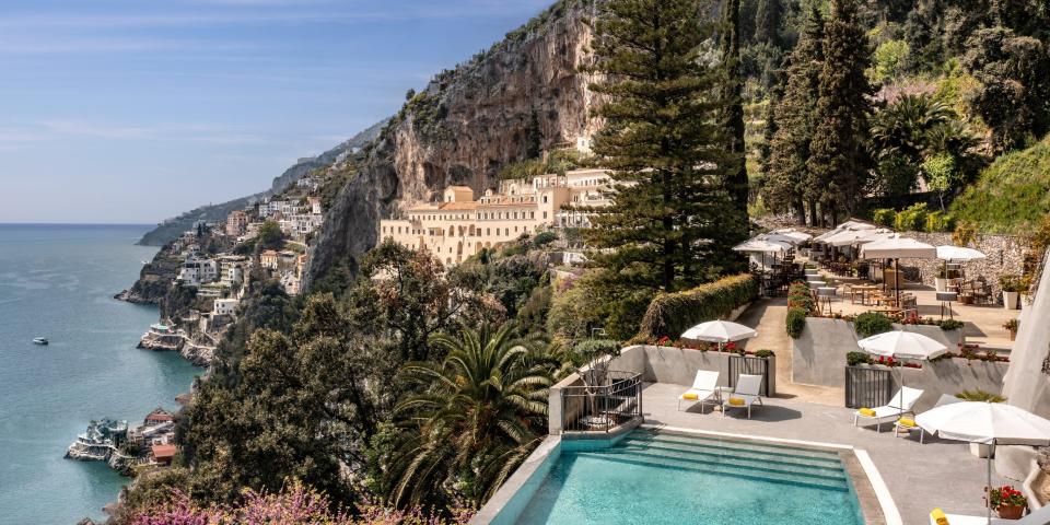 pool of Anantara Convento di Amalfi Grand Hotel