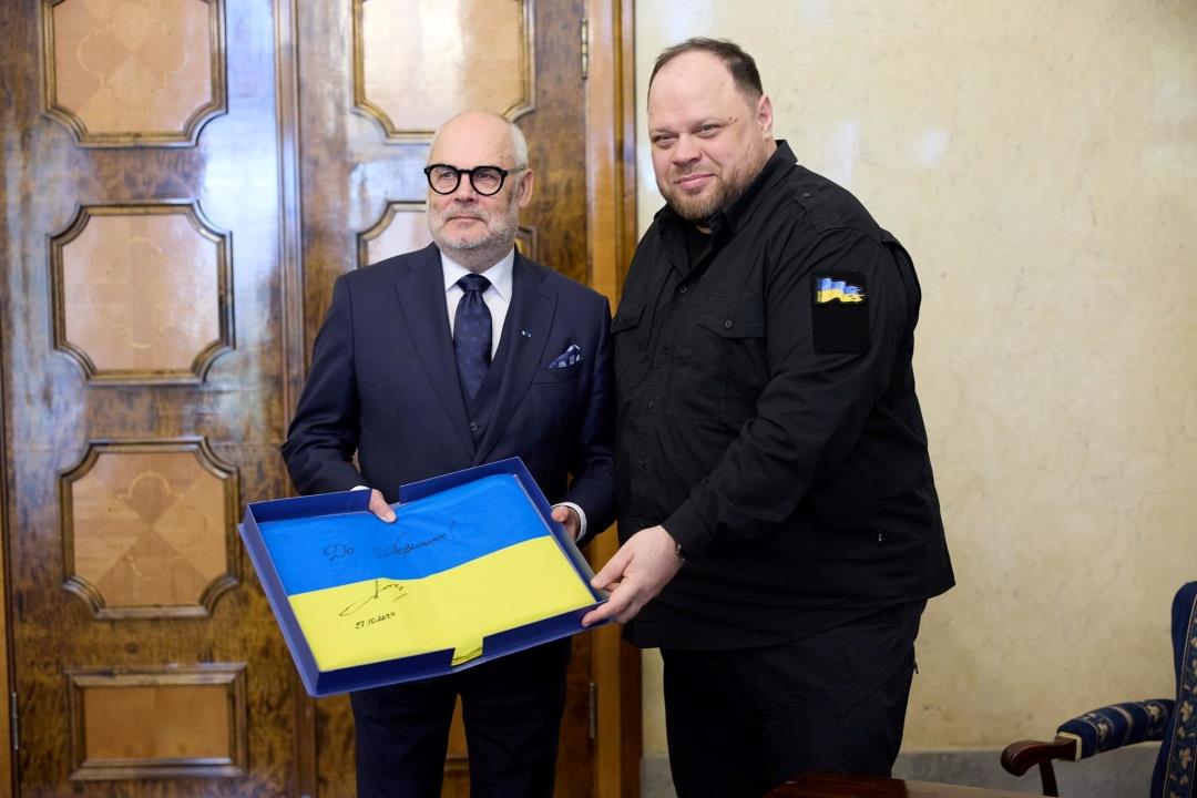 Stefanchuk Meets With Estonian President Image