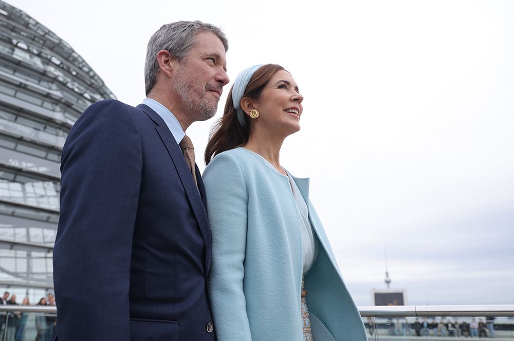 The royal couple visited the Reichstag