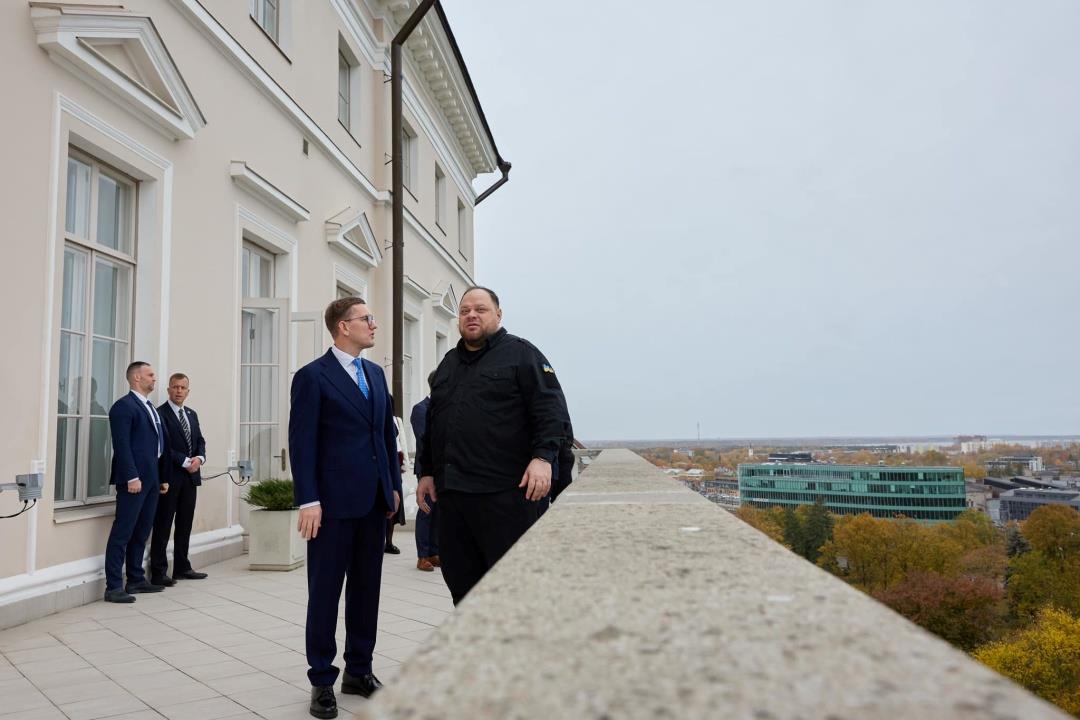 Stefanchuk, Estonian PM Discuss IT Coalition, Purchase Of Ammunition For Ukraine Image