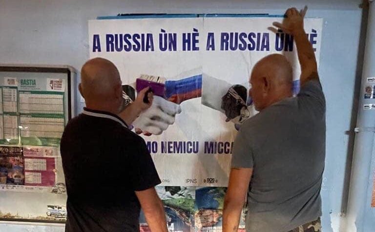 Pro-Putin propaganda spreads in Europe: posters sighted in France