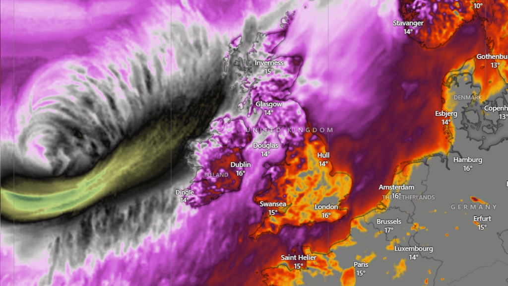 The first named North Atlantic storm of the season