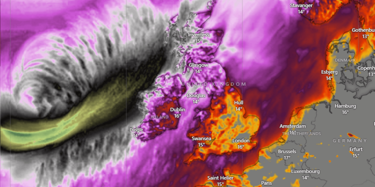 The first named North Atlantic storm of the season