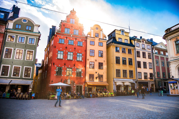 Old town square, Stockholm.