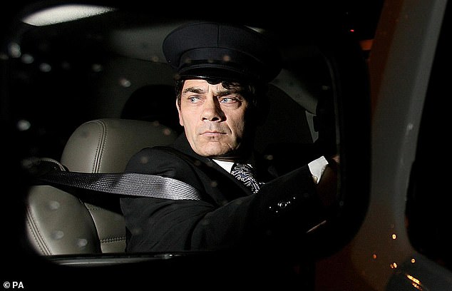 File photo dated 25/3/2006 of Gerry Hutch pictured in his wing mirror of his stretch limo