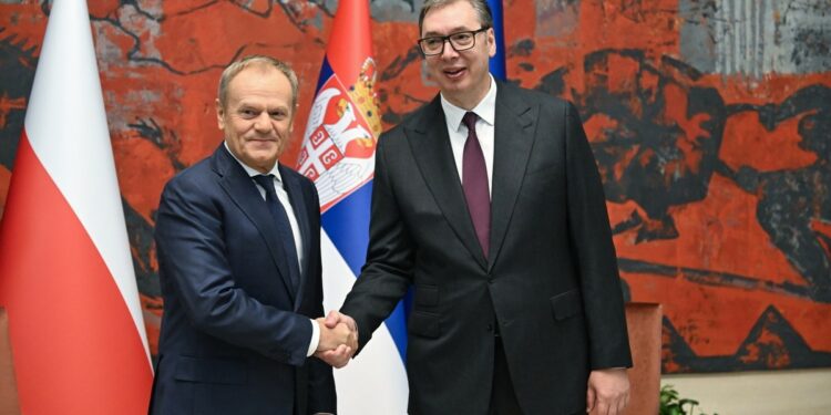 EU expansion must include Serbia, says Polish PM Tusk