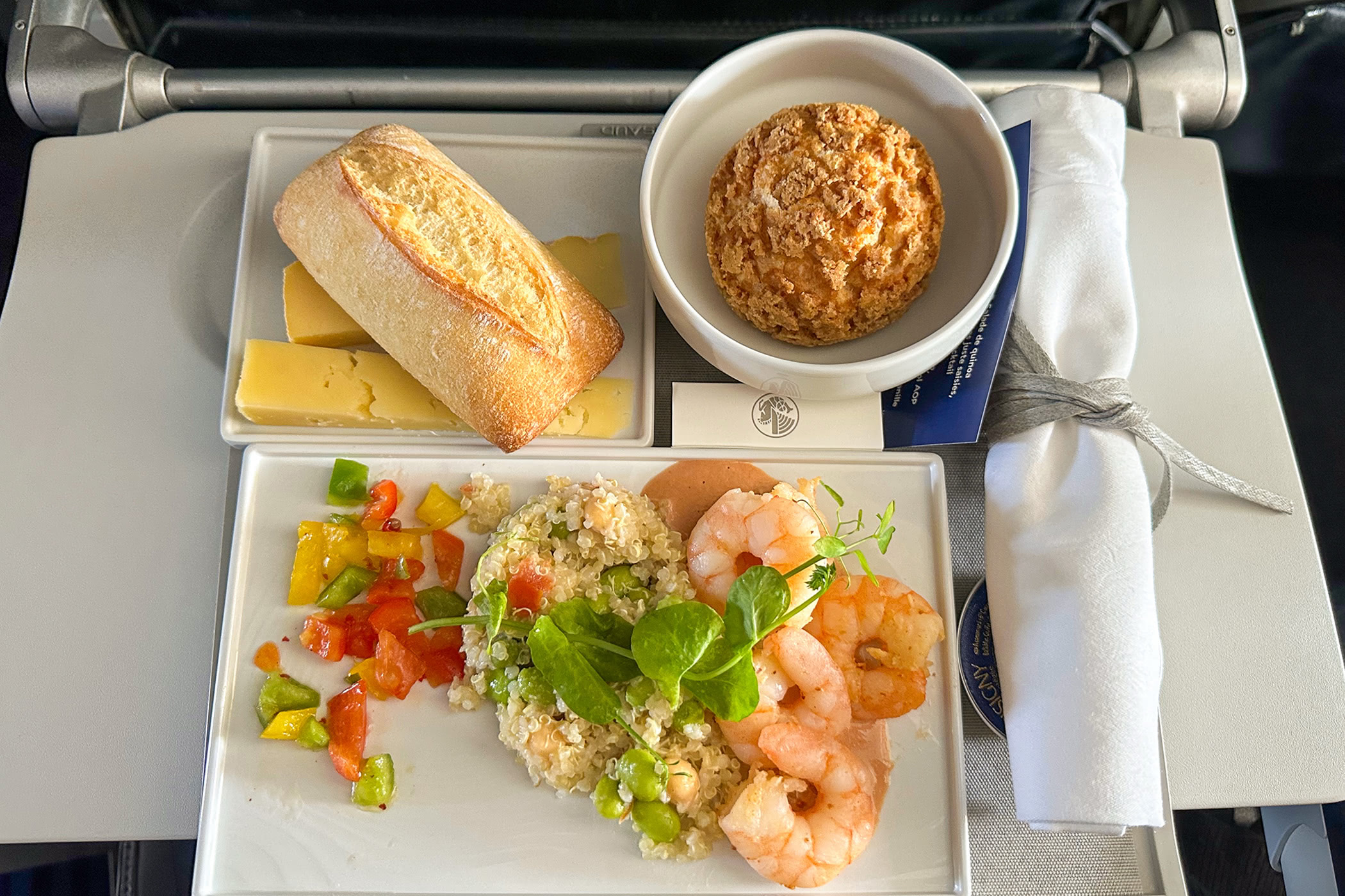 Air France Business Class Food