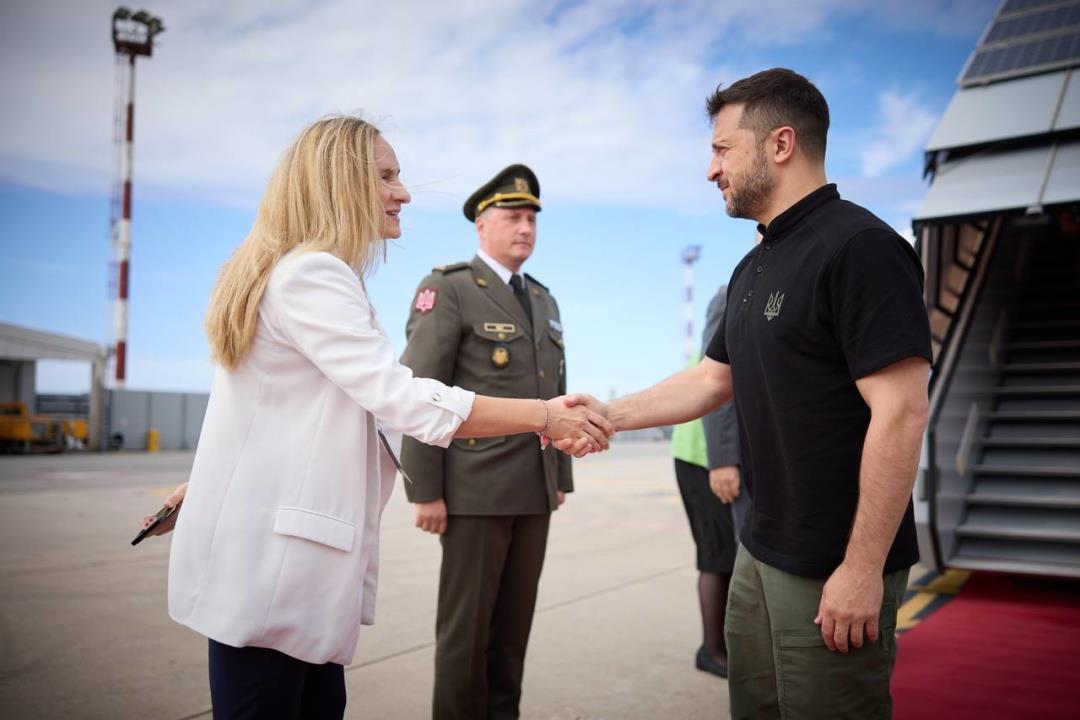 Zelensky Arrives In Croatia For Ukraine  South East Europe Summit Image