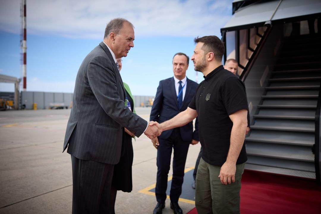 Zelensky Arrives In Croatia For Ukraine  South East Europe Summit Image