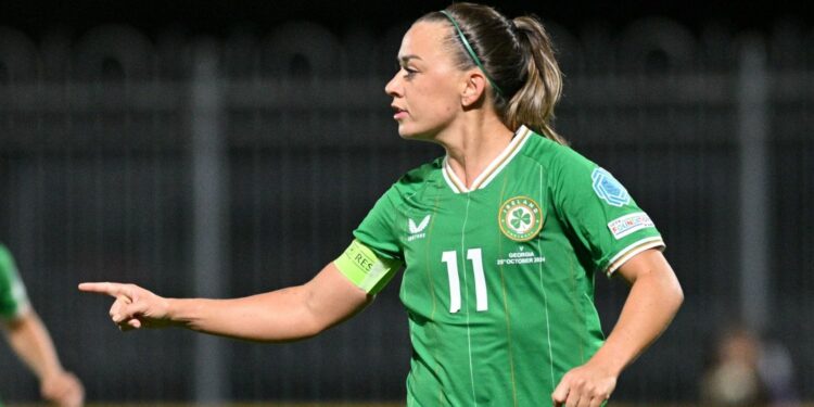 Katie McCabe's goal opened the flood gates for Ireland in their 6-0 drubbing of Georgia