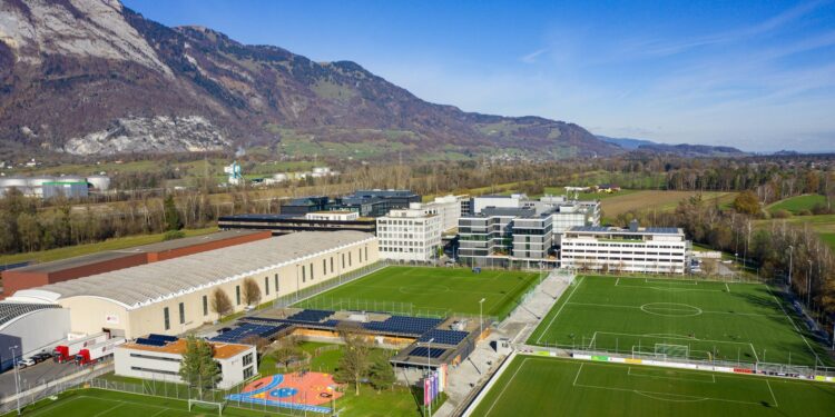 Liechtenstein Football Association opens national training centre with UEFA support