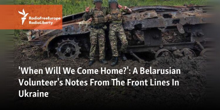 A Belarusian Volunteer's Notes From The Front Lines In Ukraine