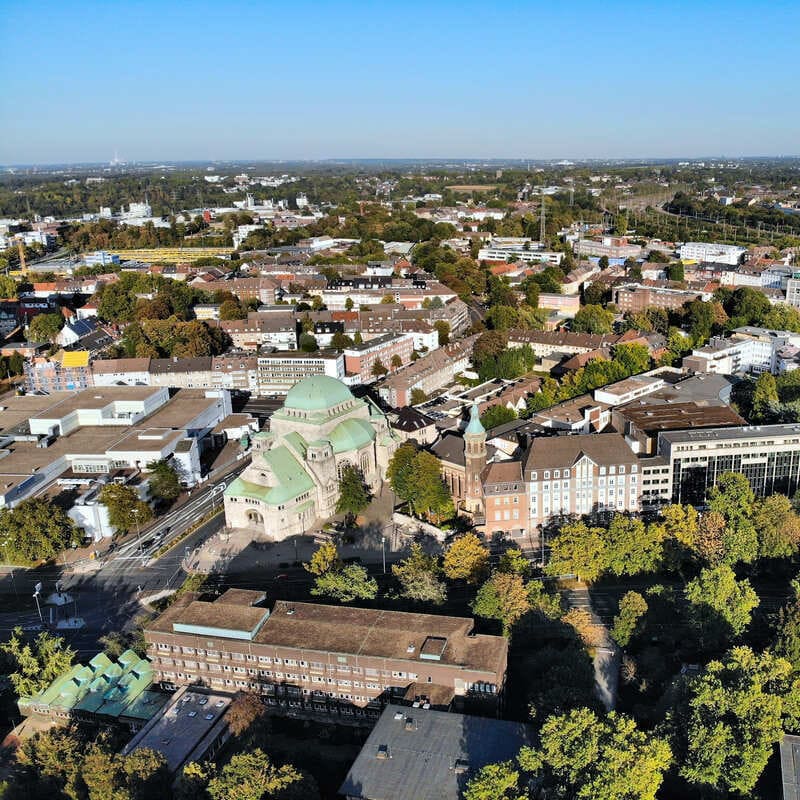 Aerial View Of Essen, Germany