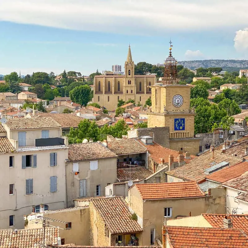 Panoramic View Of Aix-en-Provence, Southern France